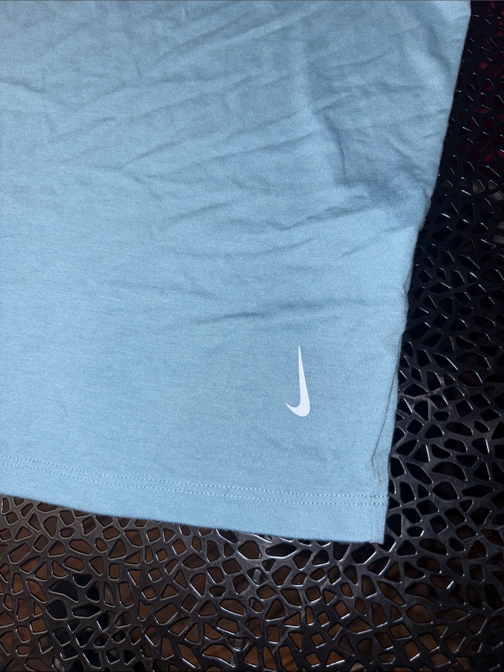Nike dri fit tank top blue with white frizzles on the side extra large nice - Picture 2 of 11